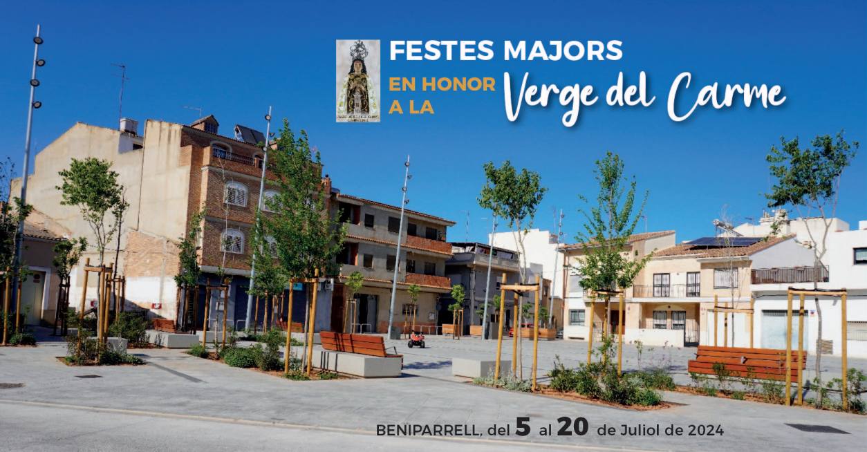Fiestas mayores en honor a la Virgen del Carmen 2024 Beniparrell